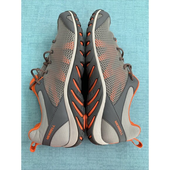 MERRELL MEN'S RAPIDBOW ORANGE MESH TRAIL HIKING SHOES Castle Rock 10.5 M - Picture 5 of 12